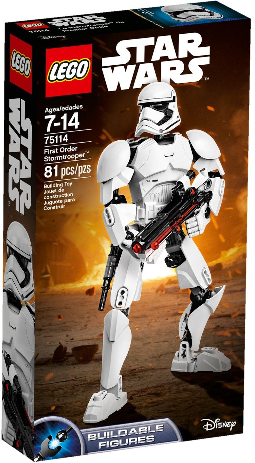 75114 Star Wars First Order Stormtrooper Buildable Figure