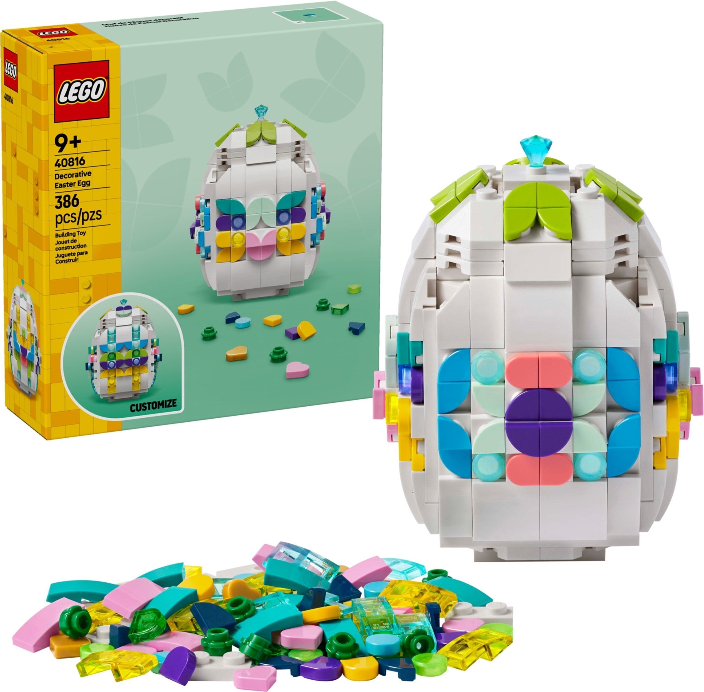 40816 LEGO® Decorative Easter Egg – A Charming Springtime Display!