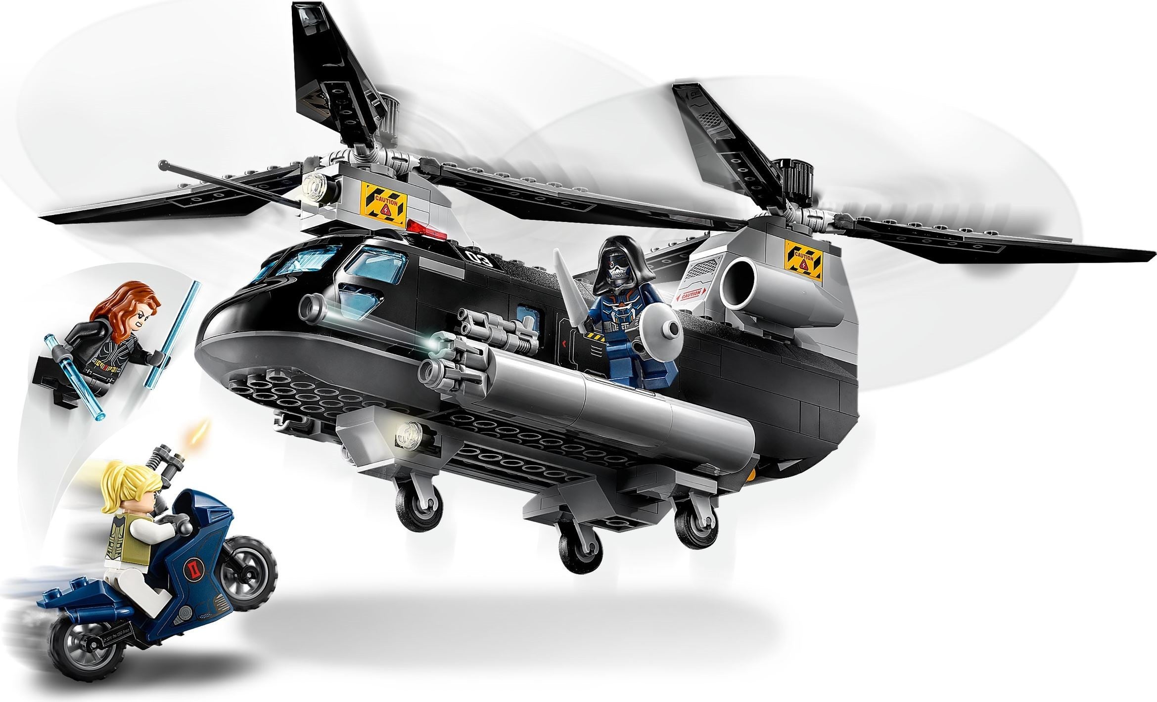 U-76162 USED Marvel Black Widow's Helicopter Chase