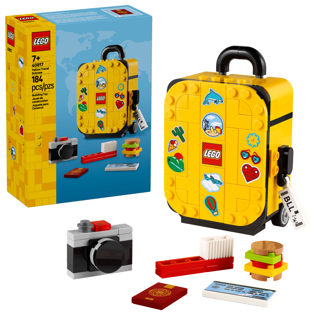 40817 LEGO Yellow Travel Suitcase