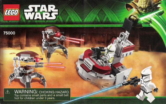 U-75000 USED - Star Wars Clone Troopers vs. Droidekas