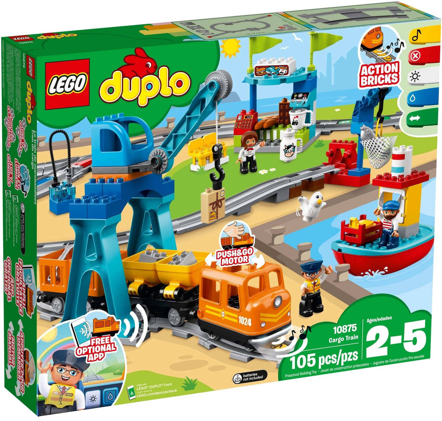 10875 Lego Duplo cargo train