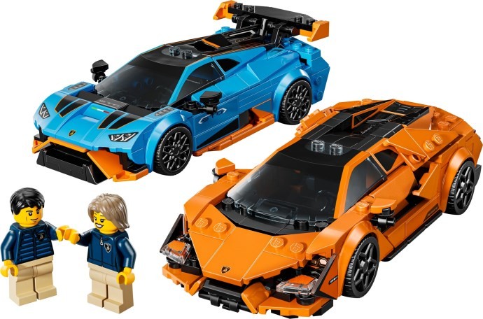U-77238 USED Lego Lamborghini Revuelto & Lamborghini Huracan STO