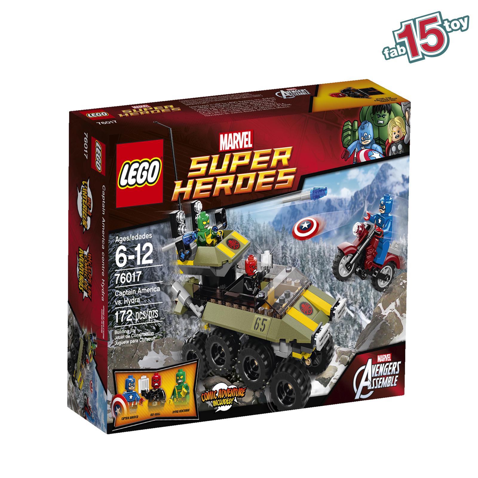 U-76017 Used LEGO Superheroes Captain America vs. Hydra