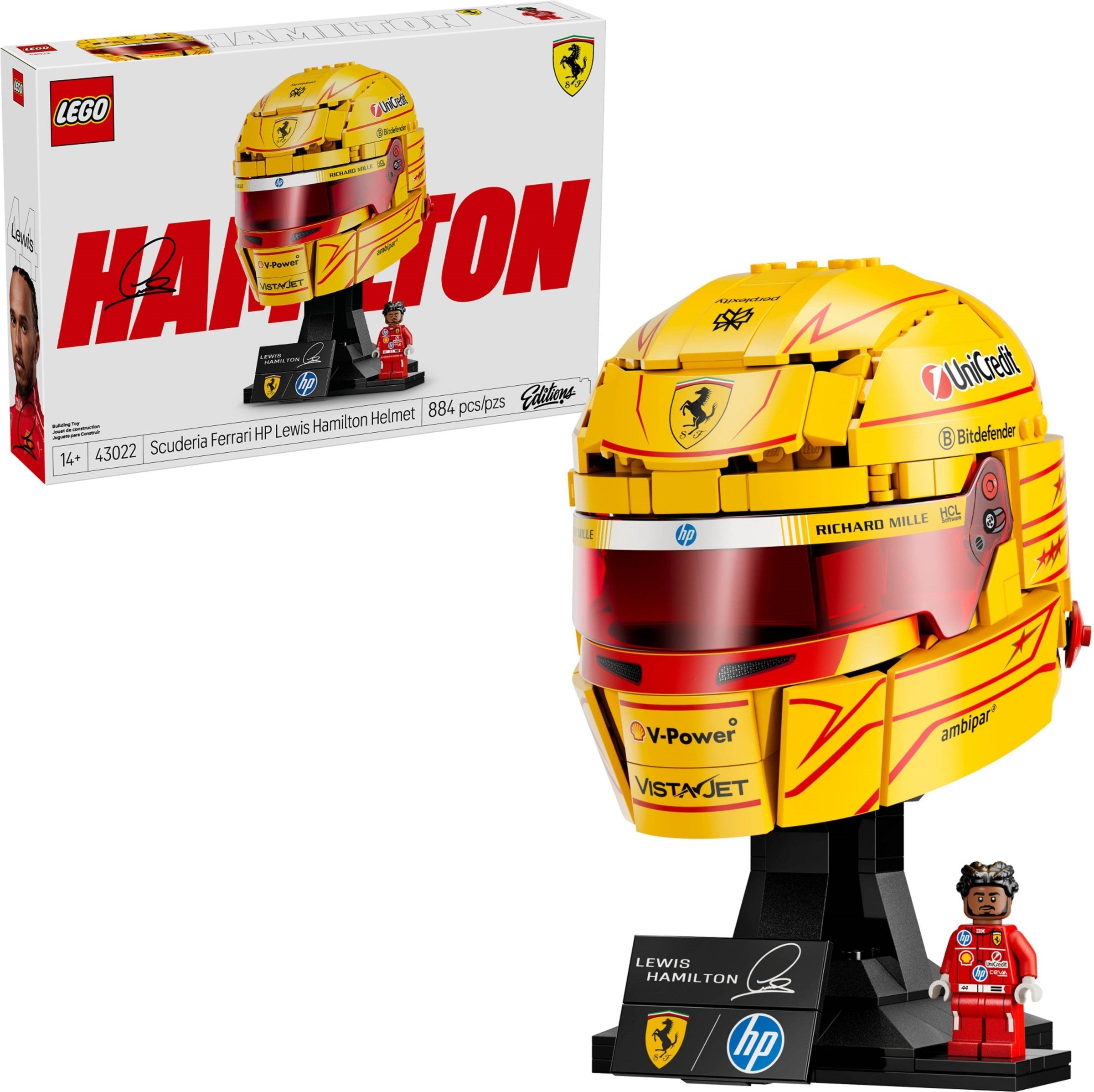 43022 Scuderia Ferrari HP Lewis Hamilton Helmet