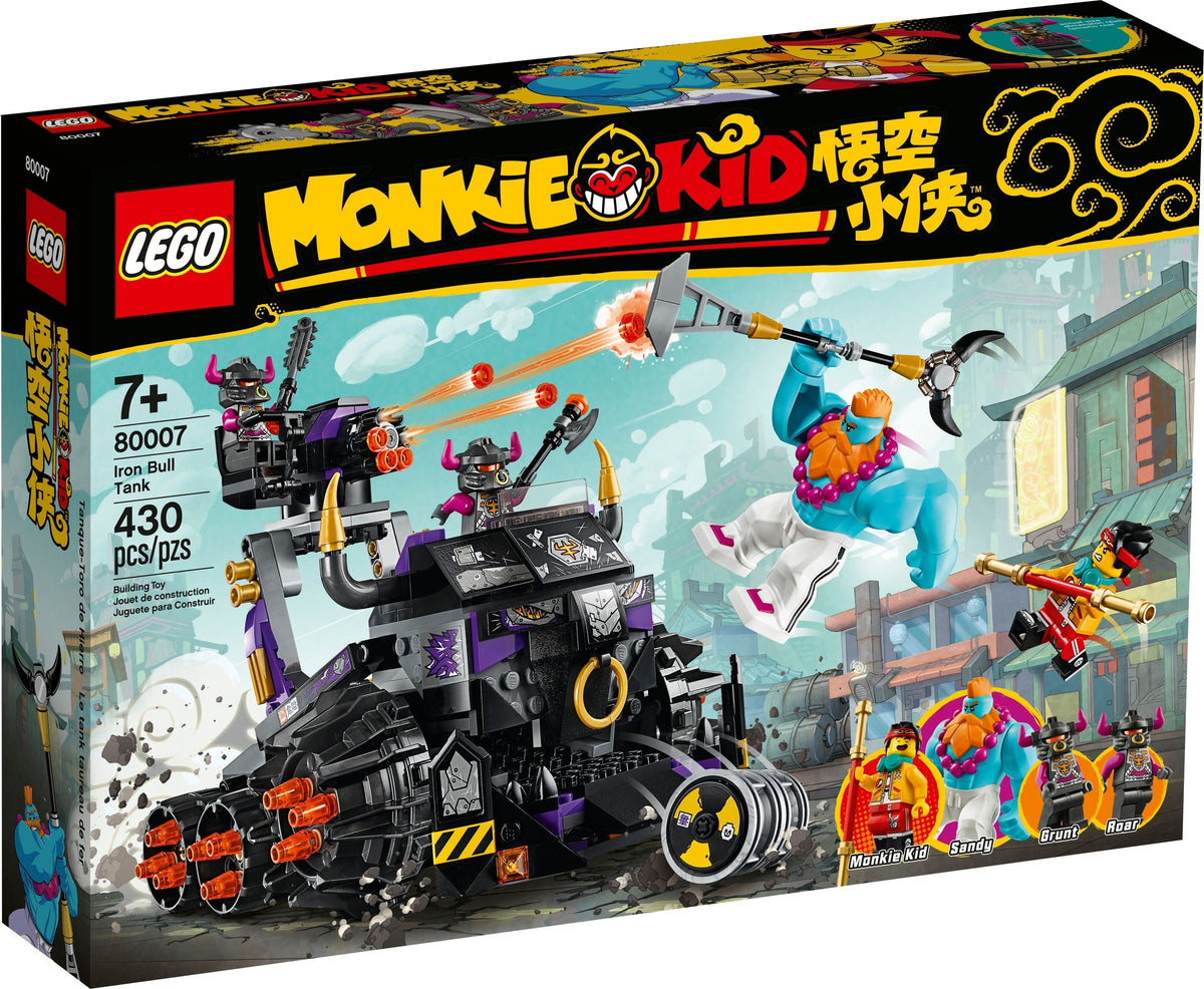 80007 Lego MONKIE KID Iron Bull Tank