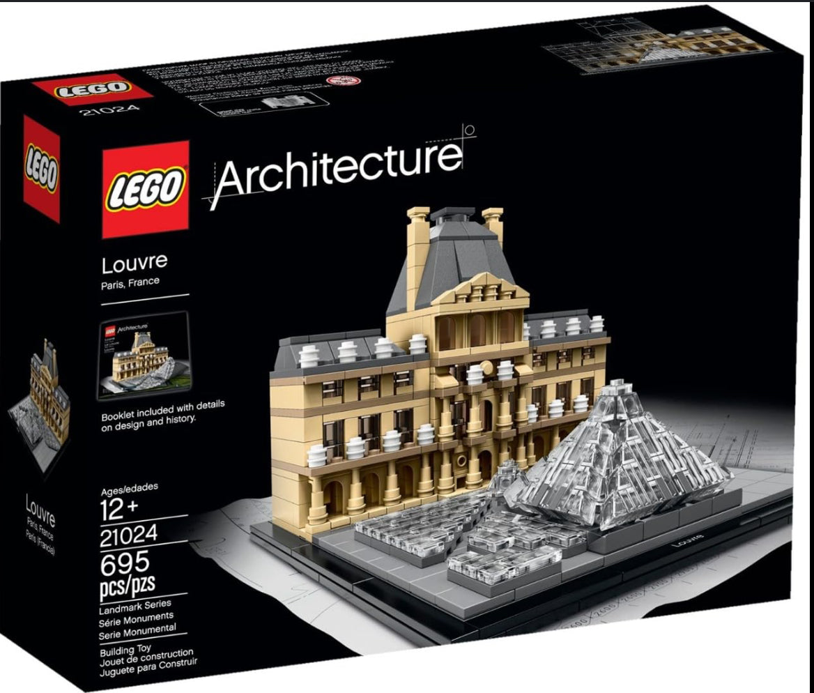 U-21024 Used LEGO Architecture Louvre