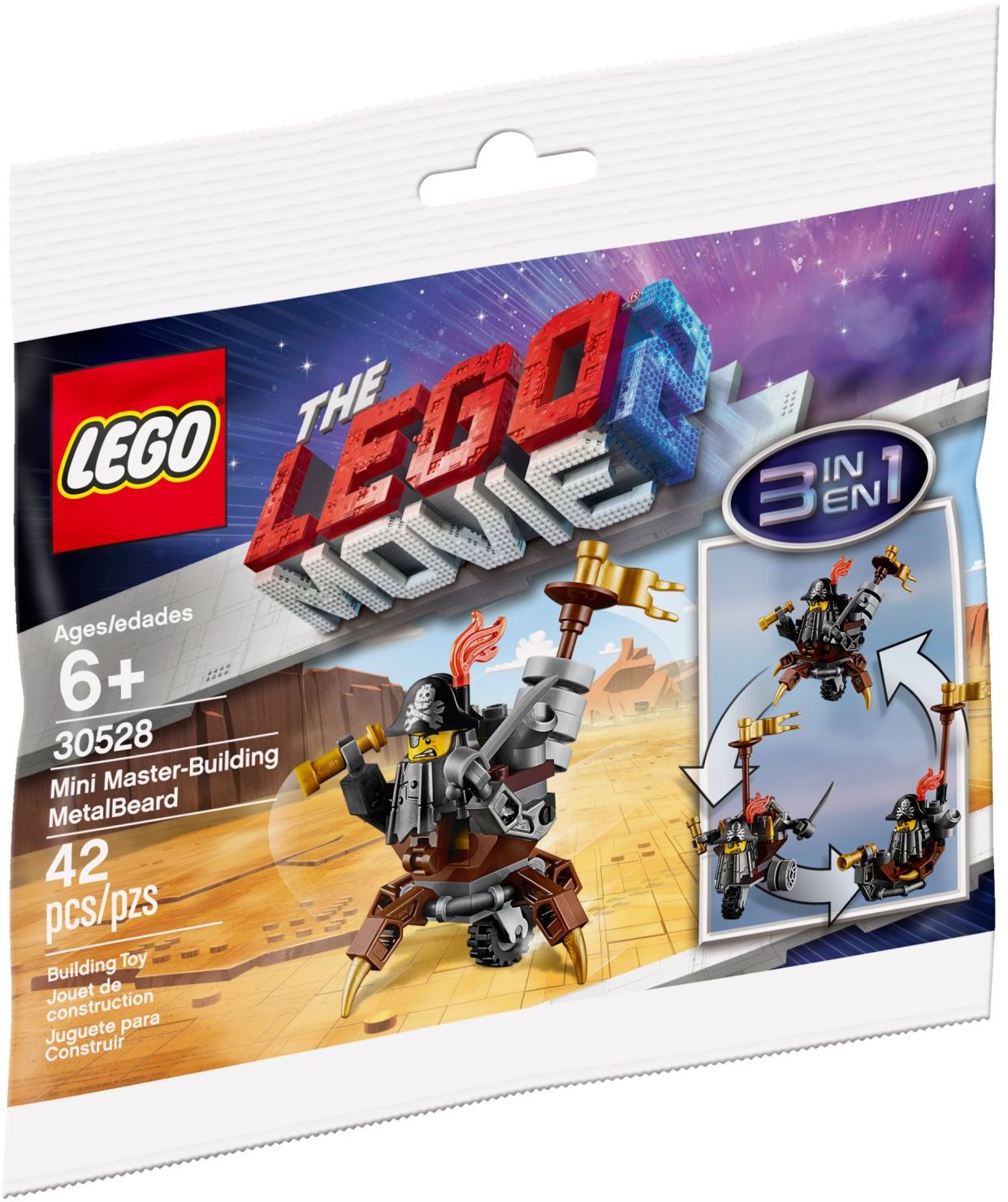 30528 Lego Movie 2 Mini Master-Building MetalBeard Polybag