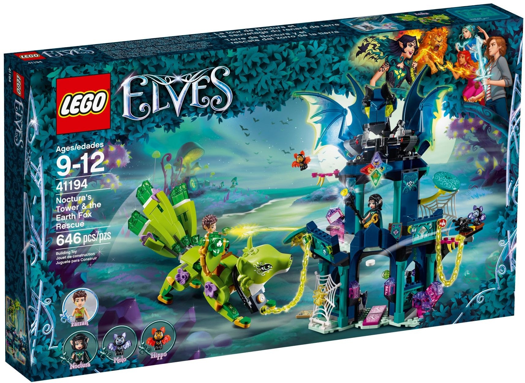 41194 Elves Noctura's Tower and Earth Fox Rescue