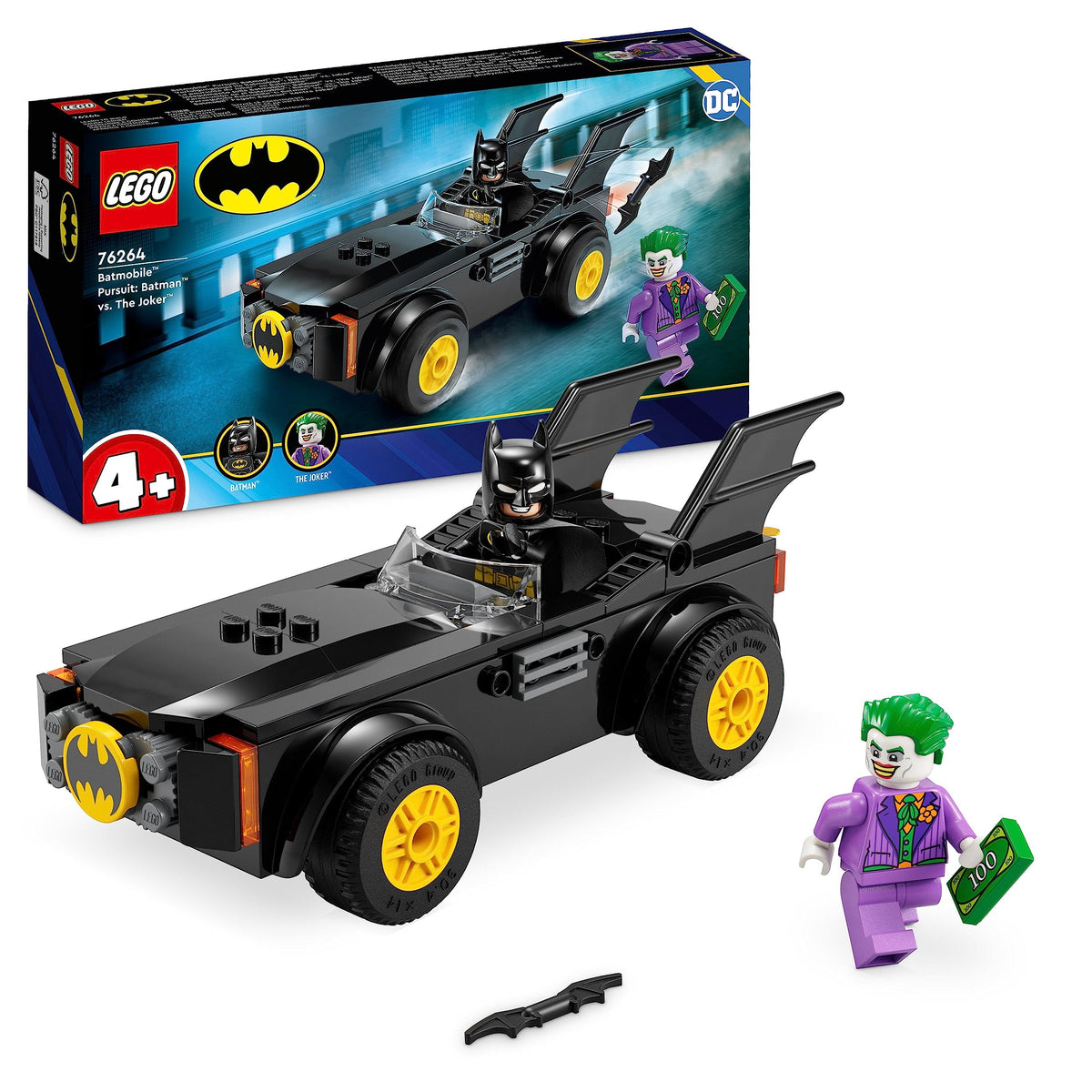 76264 D.C. Batmobile™ Pursuit: Batman™ vs. The Joker™