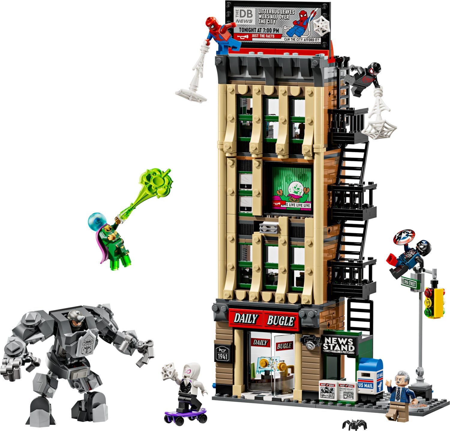76342 Marvel Spider-Man vs. Mysterio: The Daily Bugle