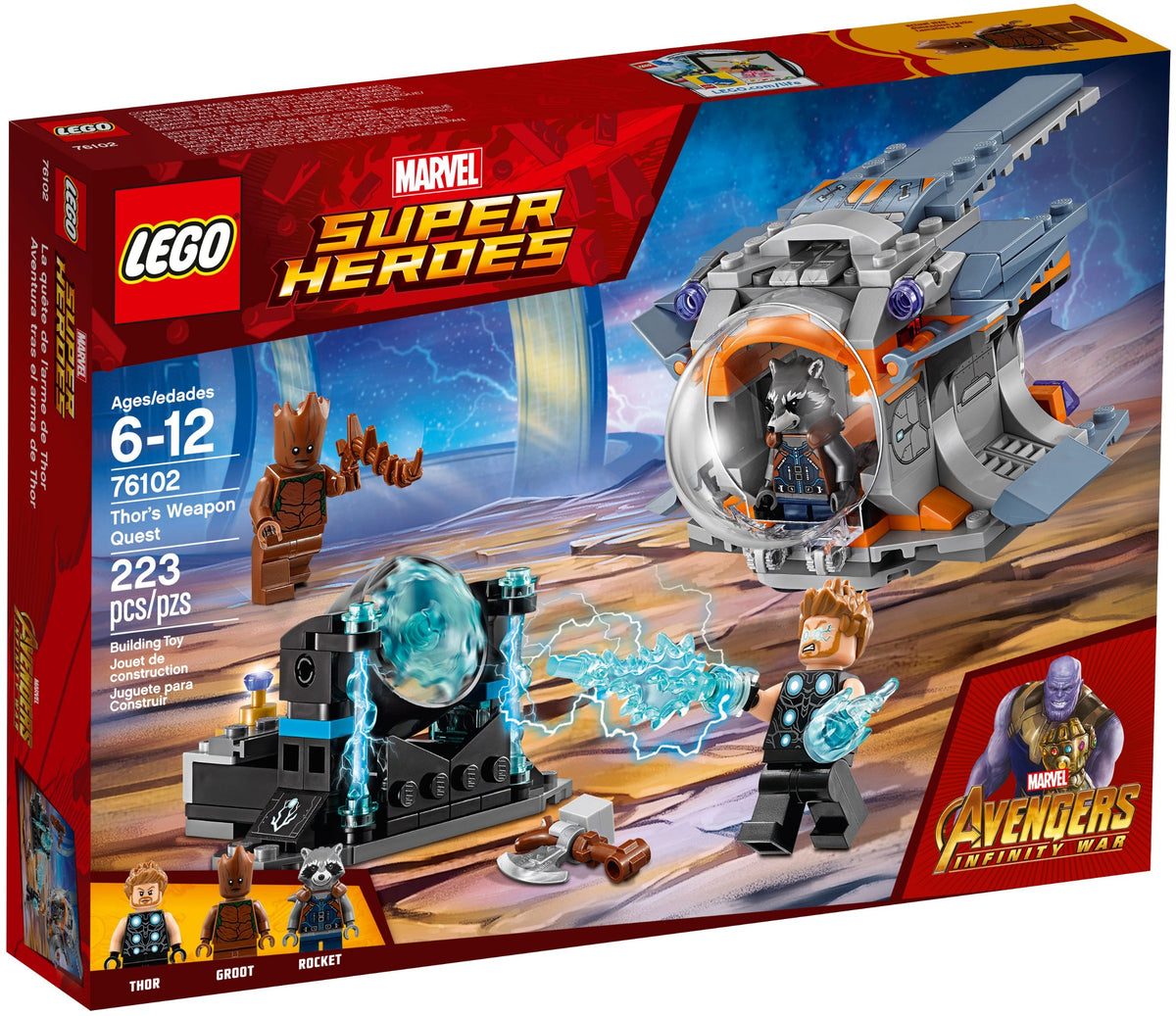 76102 Lego MARVEL SUPER HEROES Thor's Weapon Quest