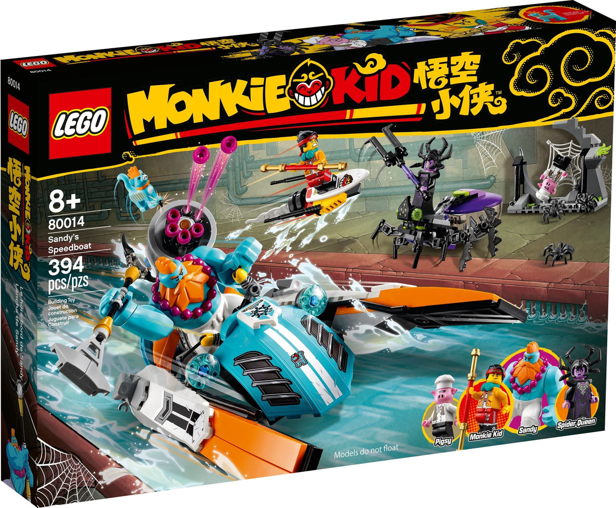 80014 Lego MONKIE KID Sandy's Speedboat