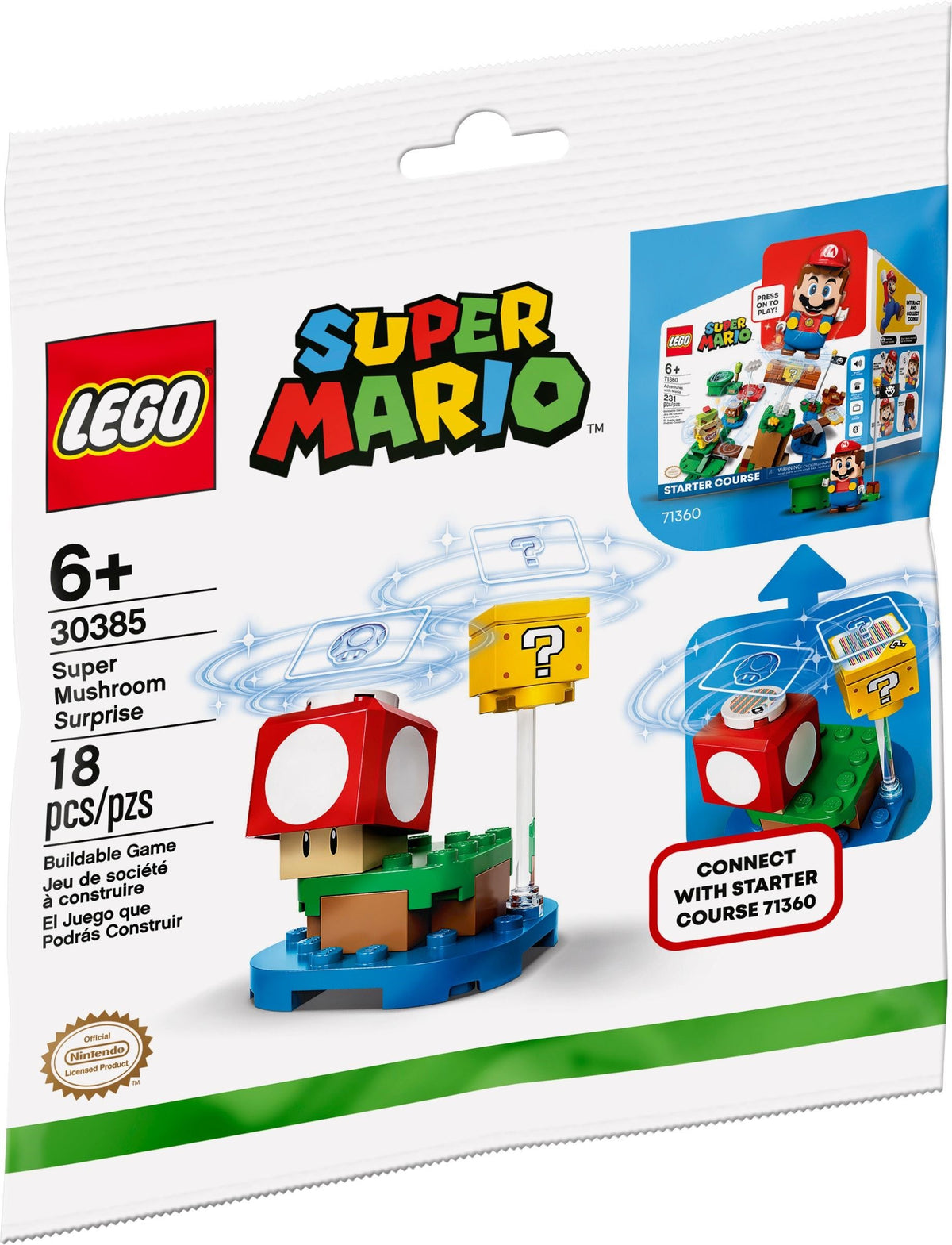 30385 Super Mario Super Mushroom Surprise Expansion Set Polybag