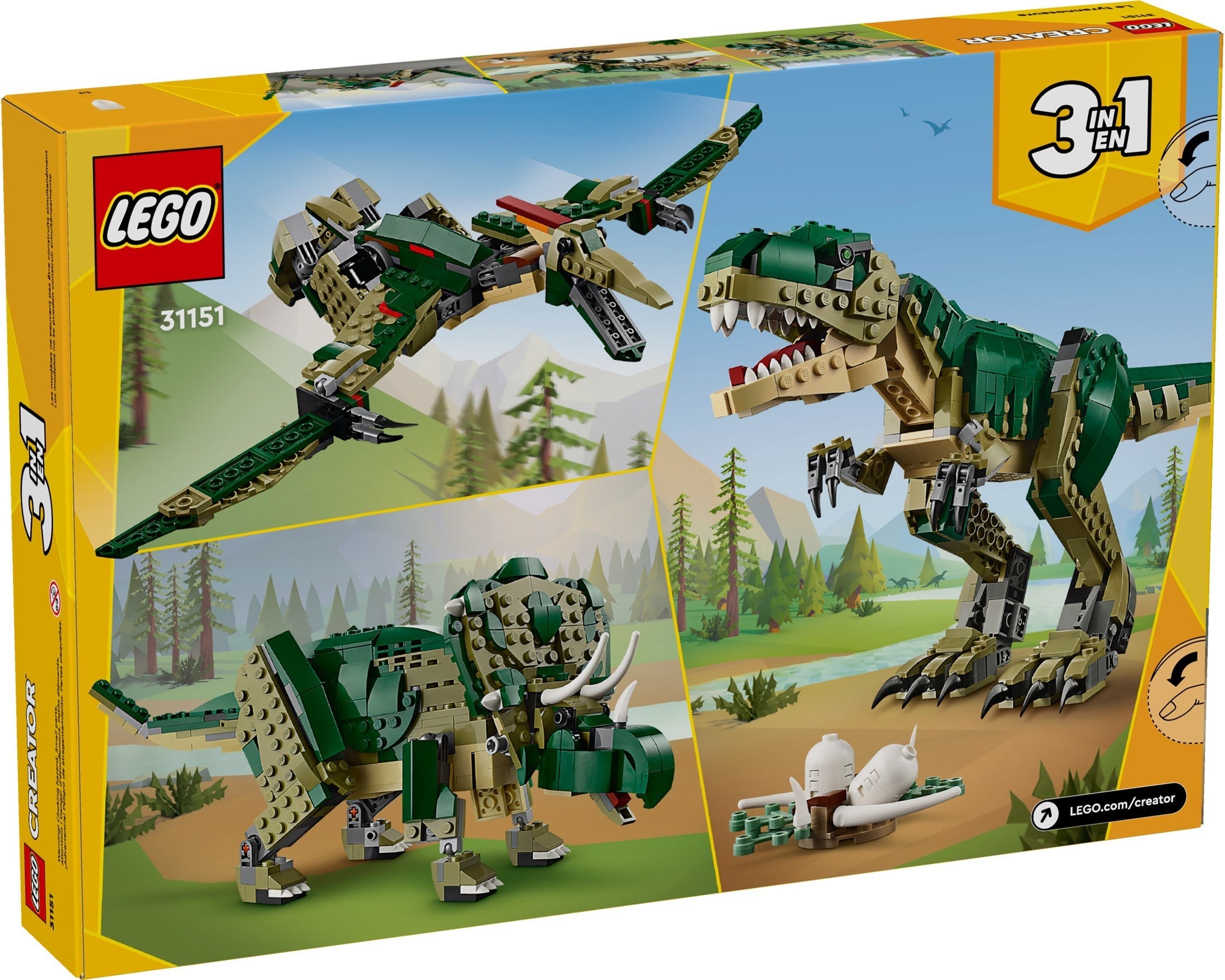 U-31151 USED Lego Creator T. rex (read description)
