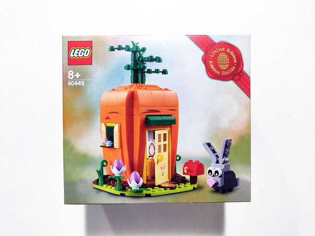 D10-40449 DAMAGED Easter Bunny Carrot House