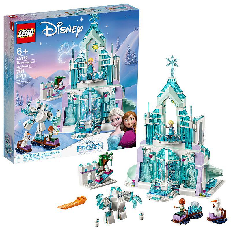 43172 LEGO Disney Princess ELSA S Magical Ice Palace Toy Castle Building Kit (701 Pieces)