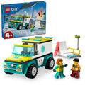 U-60403 Used City Emergency Ambulance and Snowboarder