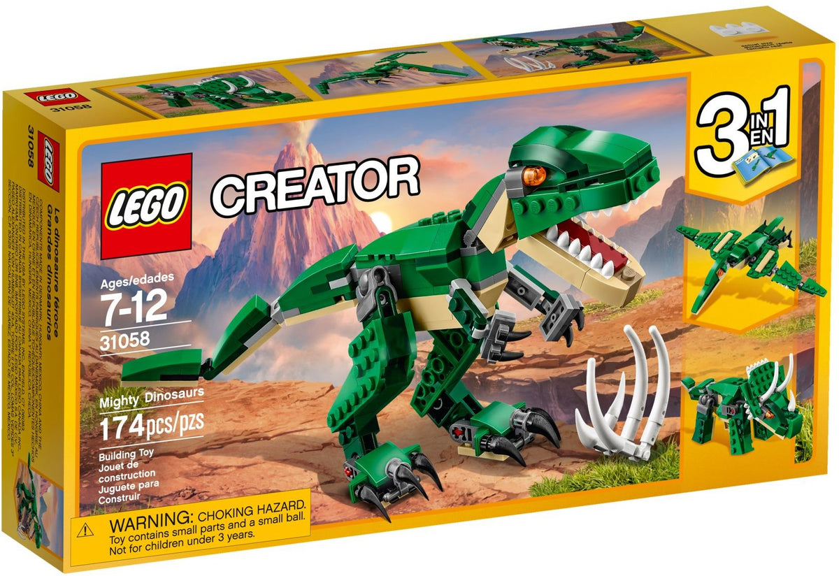 D10-31058 Damaged Creator Mighty Dinosaurs (Retired 2025)