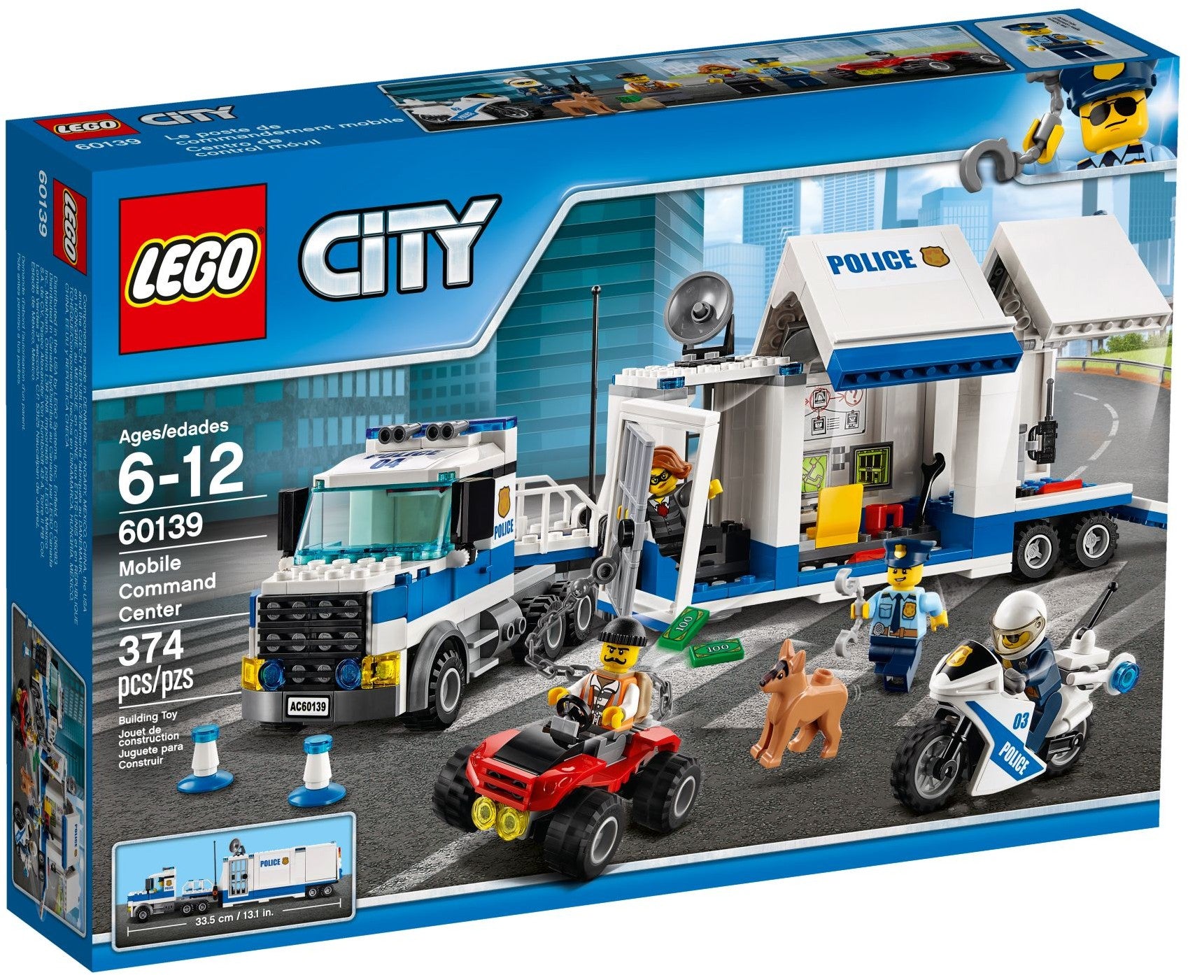 60139 Lego City Mobile Command Center