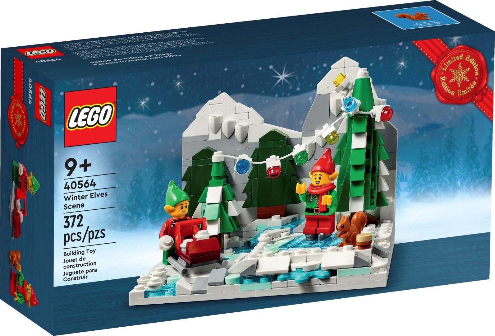 U-40564 USED Winter Elves Scene