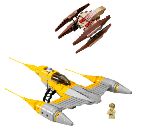 U-7660 Used Star Wars Naboo N-1 Starfighter and Vulture Droid