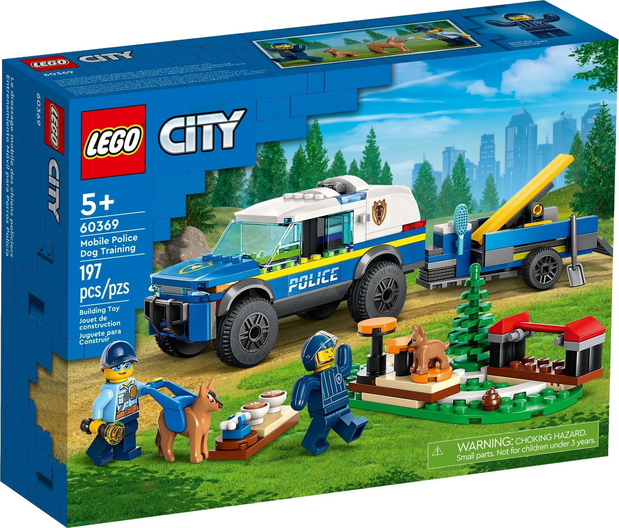 60369 LEGO City Mobile Police Dog Training