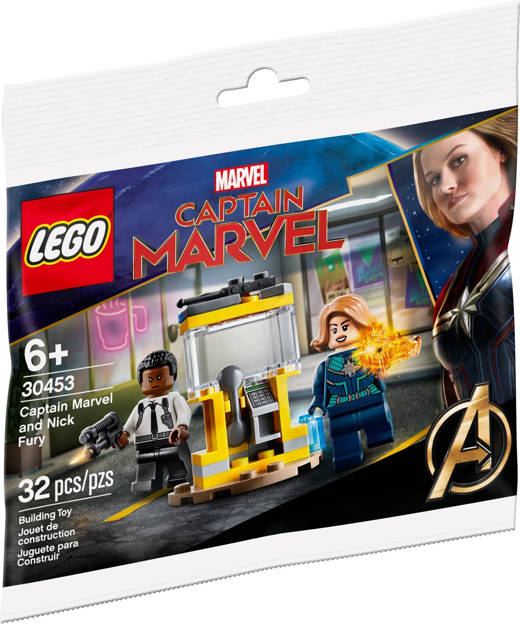 30453 Marvel Captain Marvel and Nick Fury Polybag