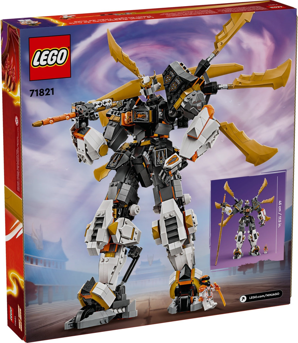 71821 Ninjago Cole's Titan Dragon Mech