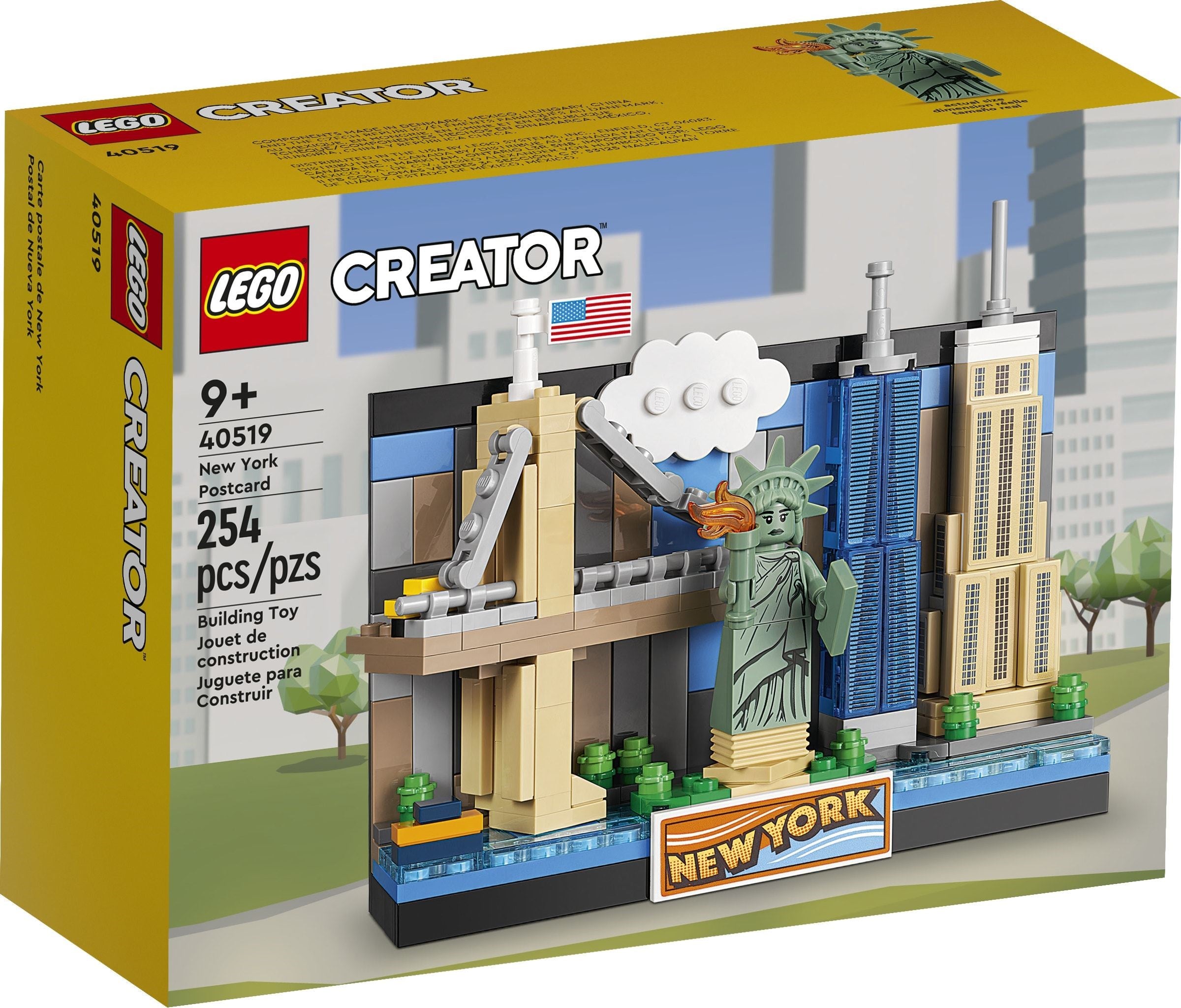 40519 Lego CREATOR New York Postcard