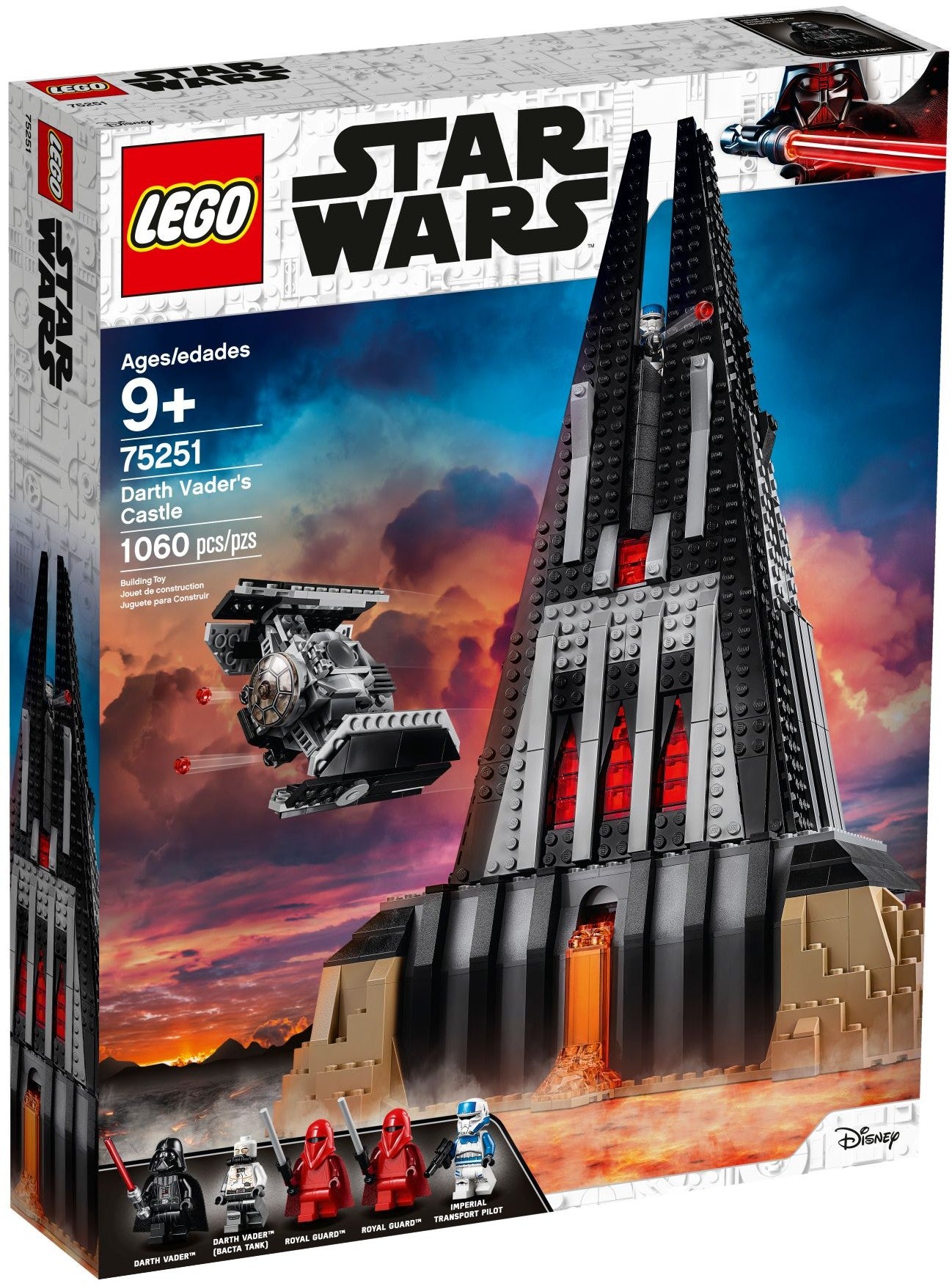 75251 Lego STAR WARS Darth Vader's Castle