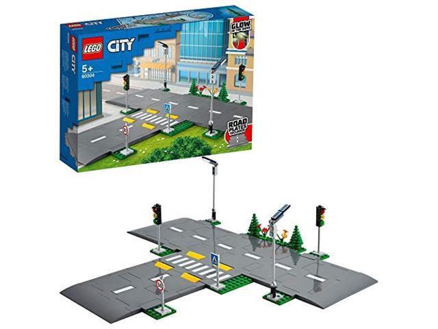 D20-60304 Damaged Lego City Connecting Road Plate Intersection 60304