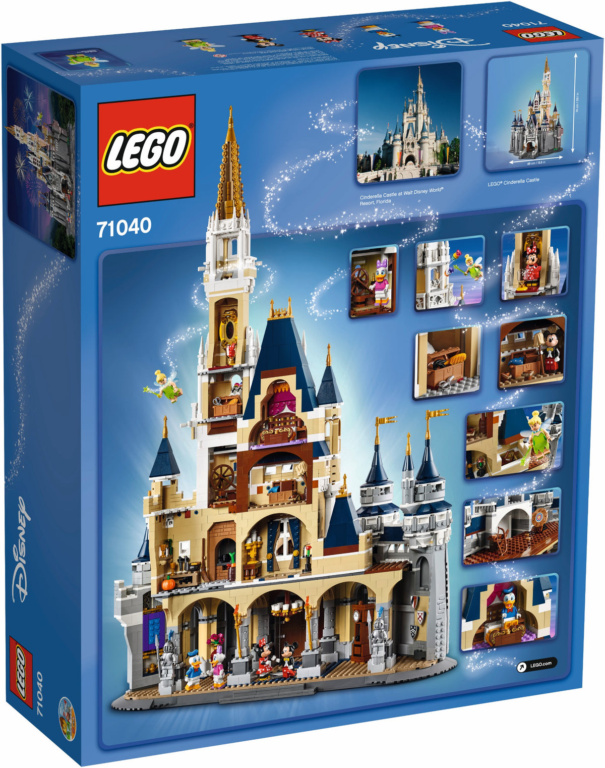 D20-71040 DAMAGED Lego Disney The Disney Castle