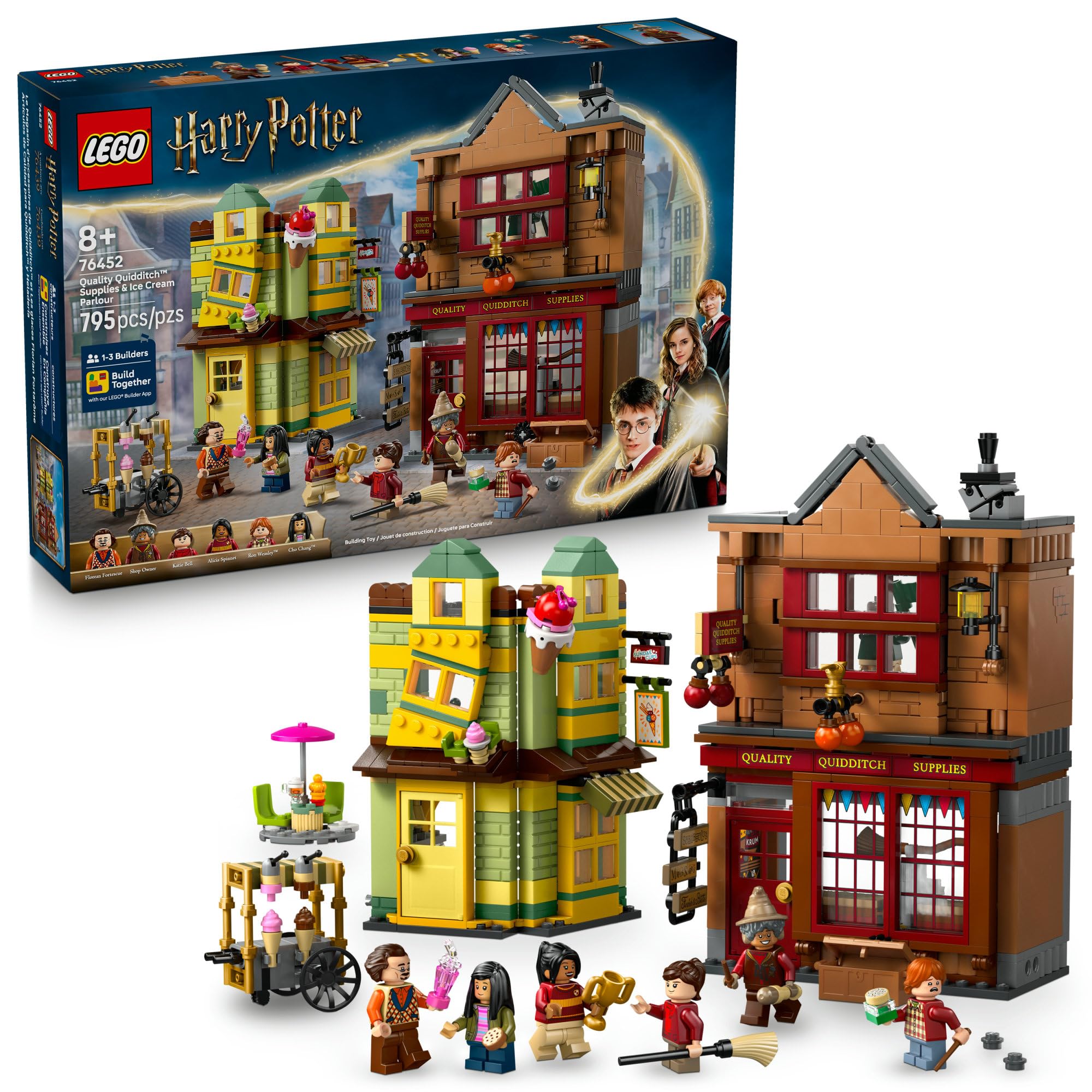 76452 Harry Potter Quality Quidditch™ Supplies & Ice Cream Parlour