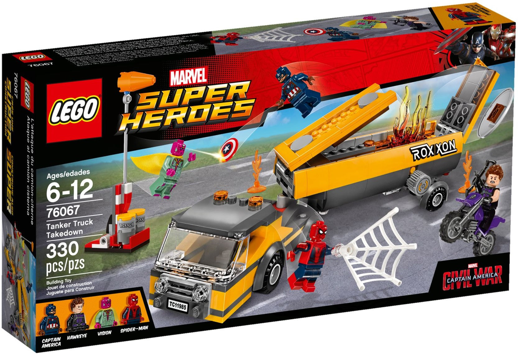 76067 Marvel Tanker Truck Takedown