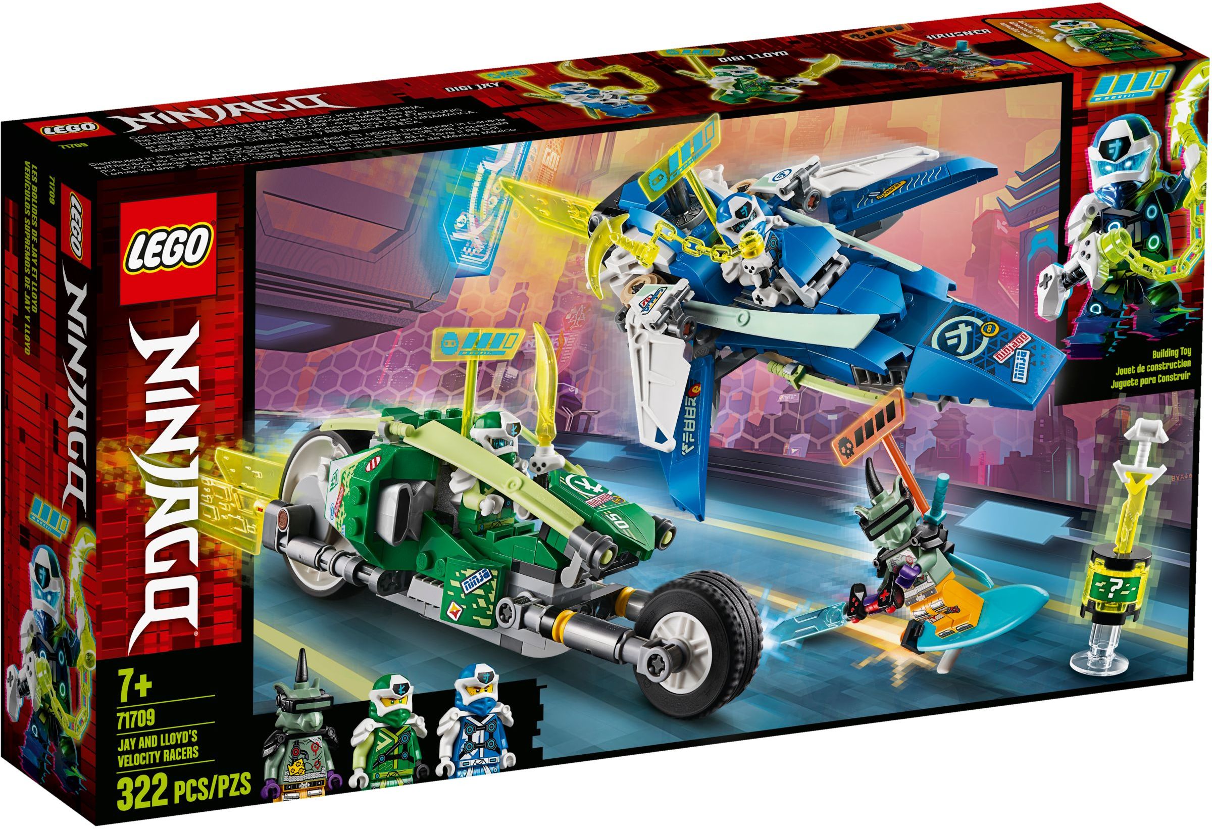 71709 Lego NINJAGO Jay and Llyod Velocity Racer