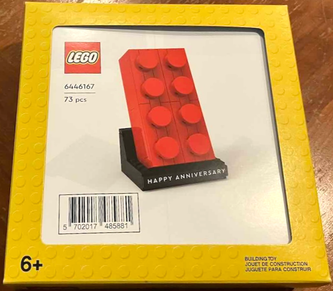 6446167 Lego Red Brick -- Store Anniversary Set