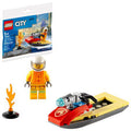 30368 City Fire Rescue Water Scooter 33 Pcs Toy