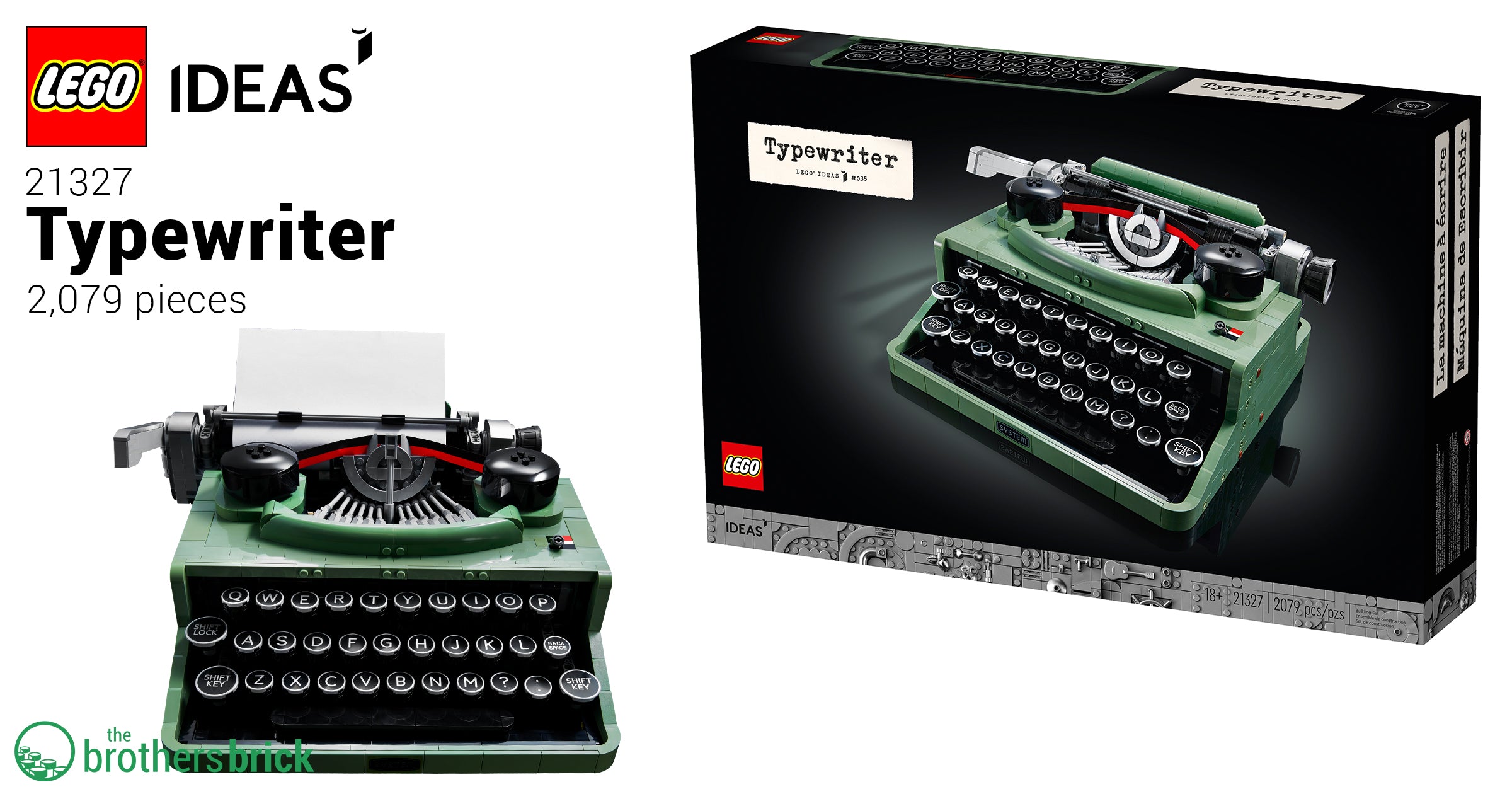D20-21327 DAMAGED Typewriter