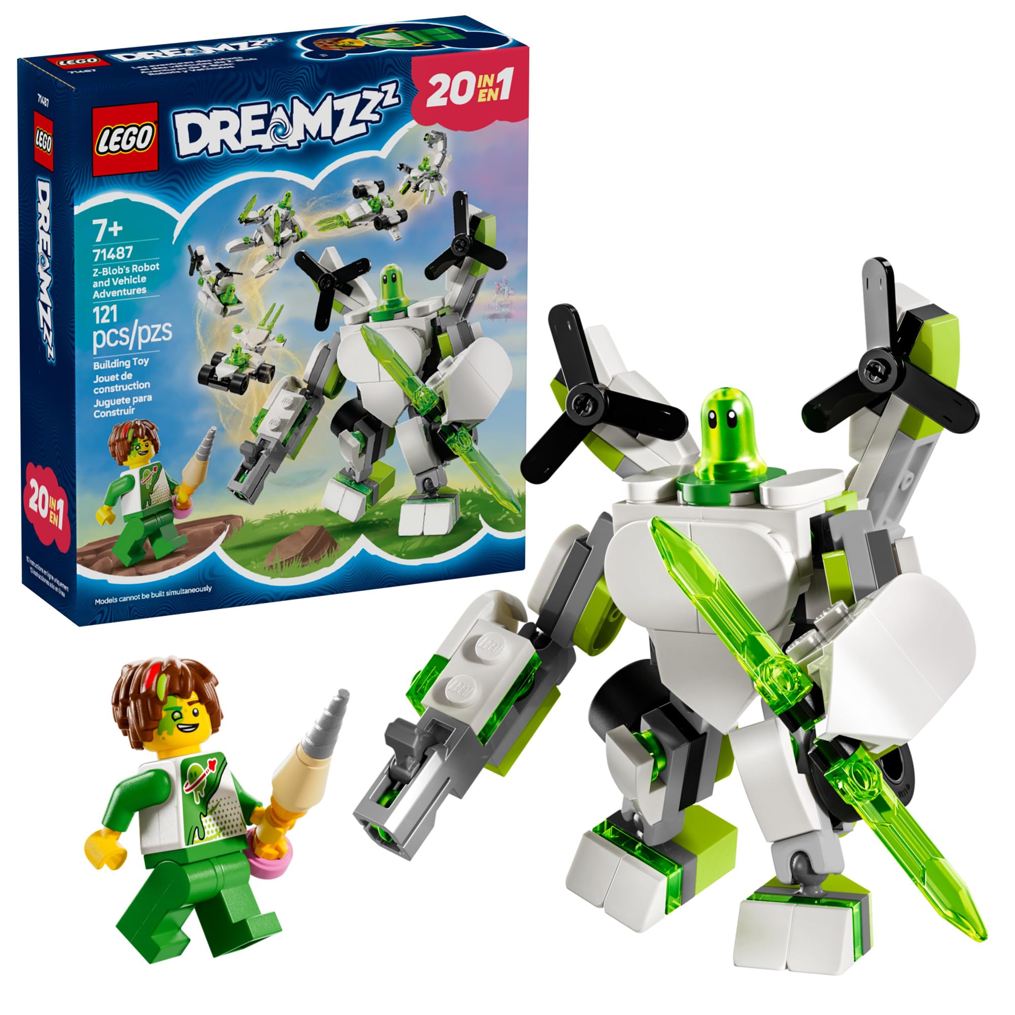 71487 DREAMZzz Z-Blob's Robot and Vehicle Adventures