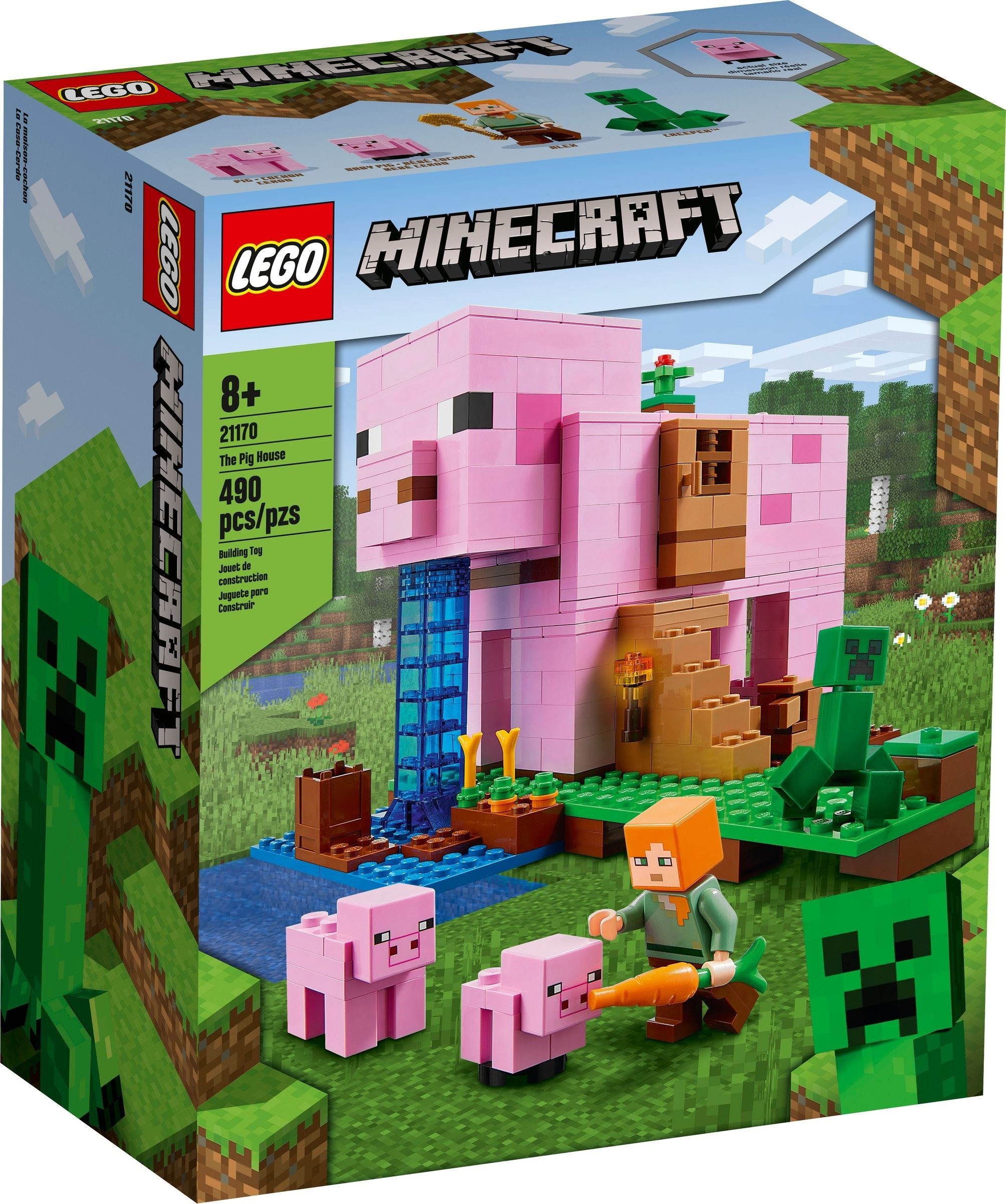 U-21170 USED Lego MINECRAFT The Pig House (Retired 2023)