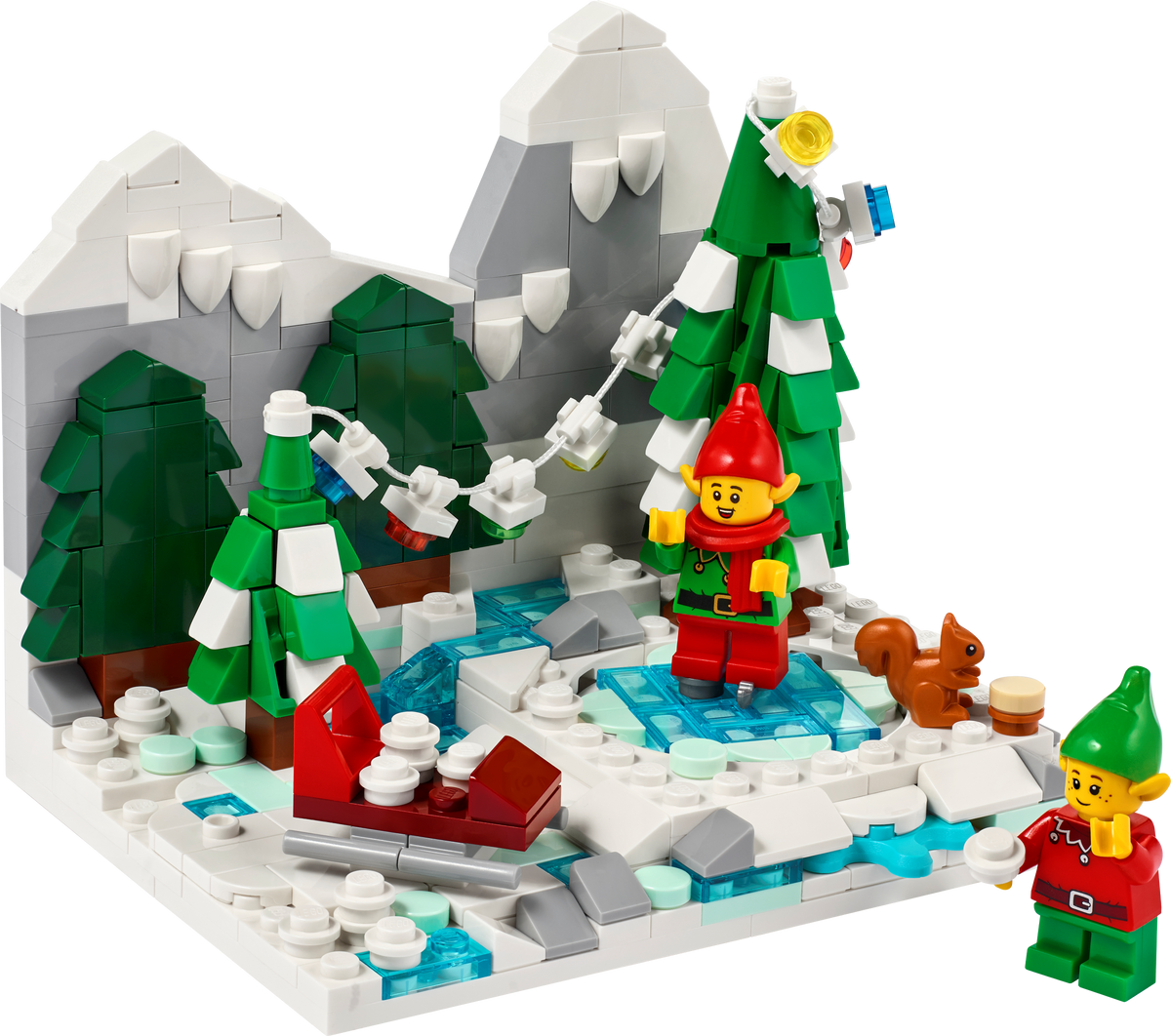 40564 Winter Elves Scene