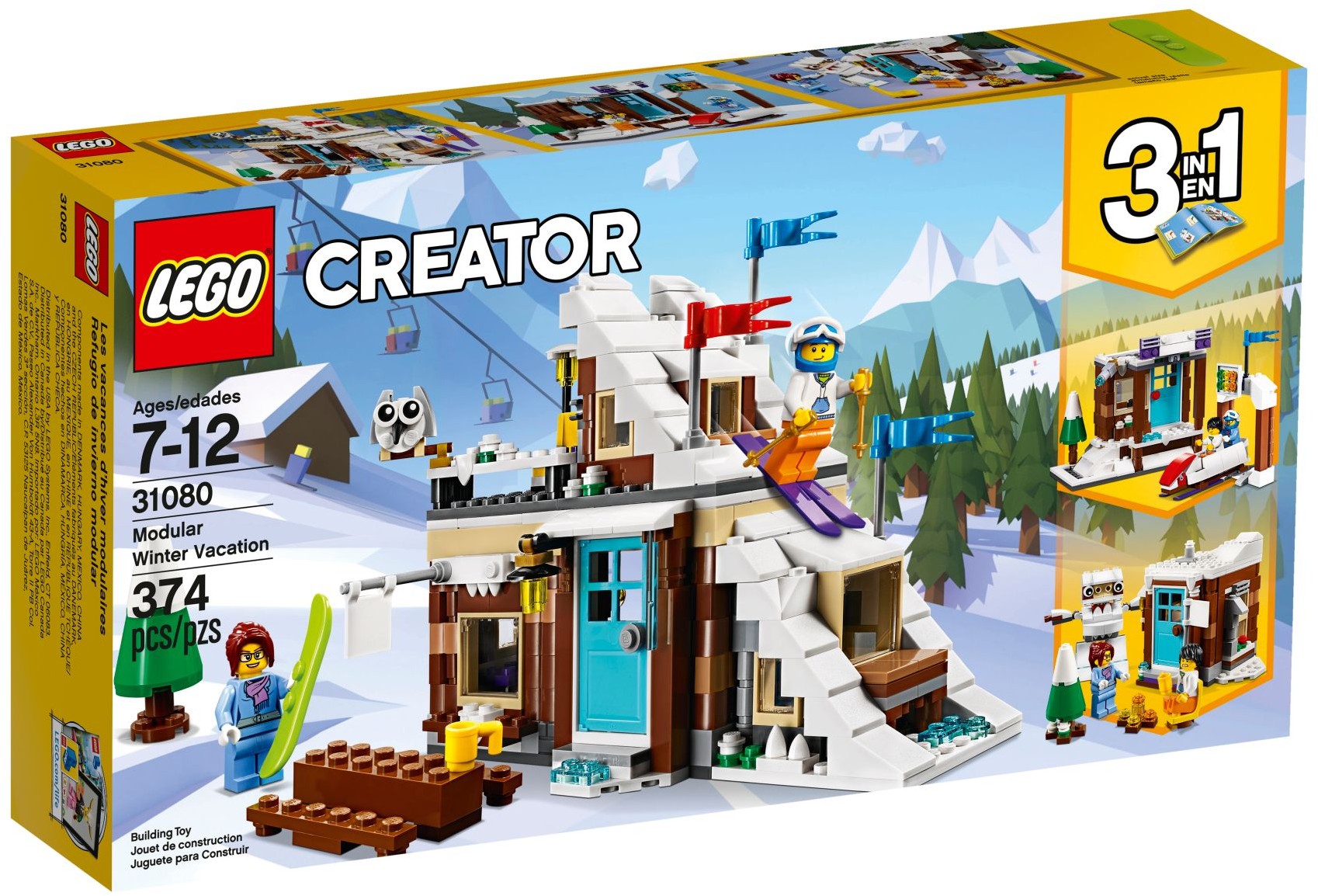 31080 Lego Creator Modular Winter Vacation