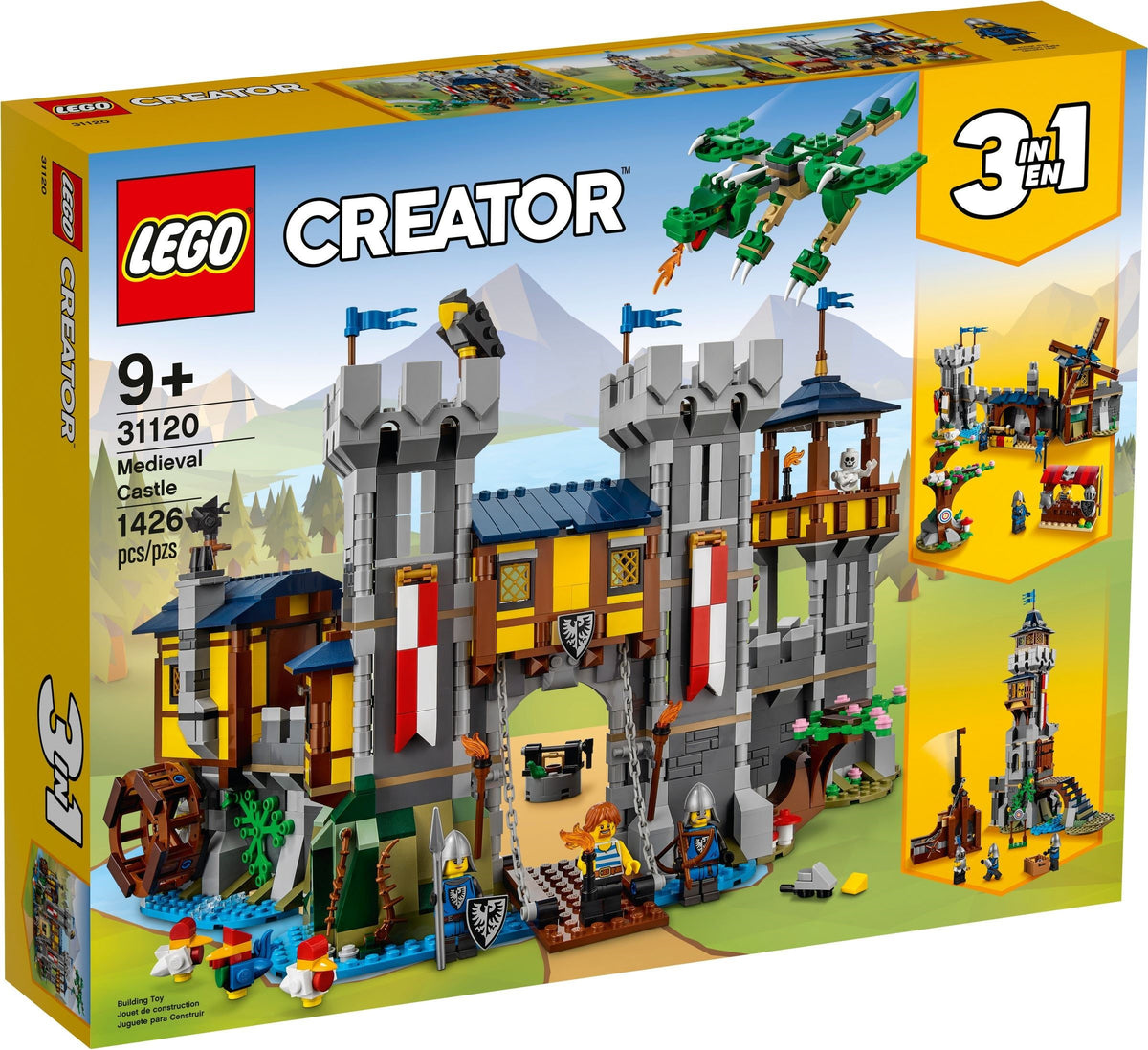 D10-31120 DAMAGED Medieval Castle