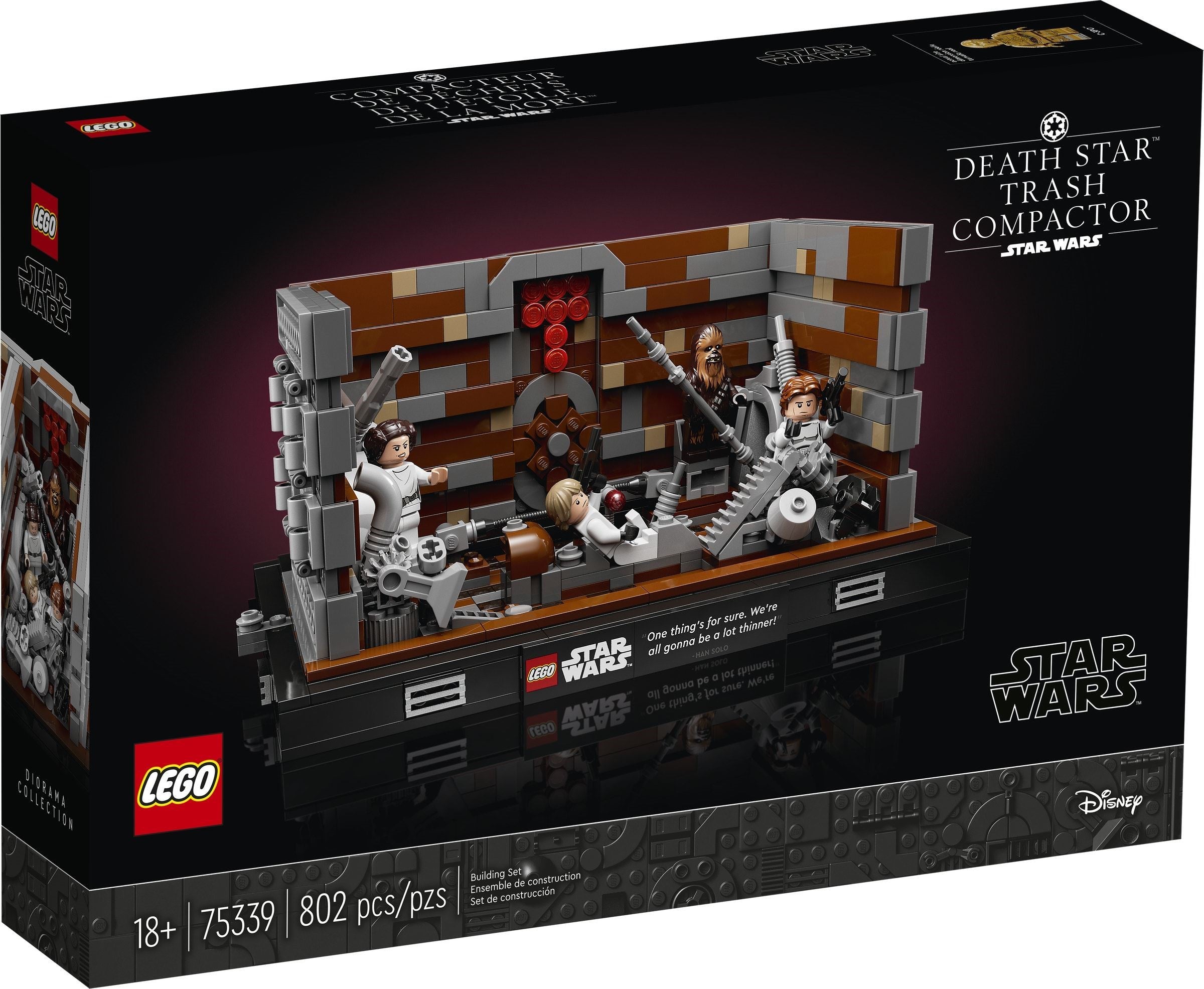 D10-75339 DAMAGED Death Star™ Trash Compactor Diorama