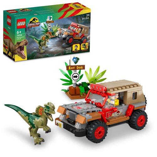 D10-76958 DAMAGED Jurassic Park Dilophosaurus Ambush