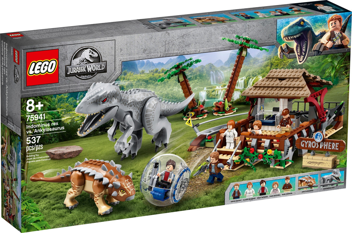 75941 Lego JURASSIC WORLD Indominus Rex vs. Ankylosaurus