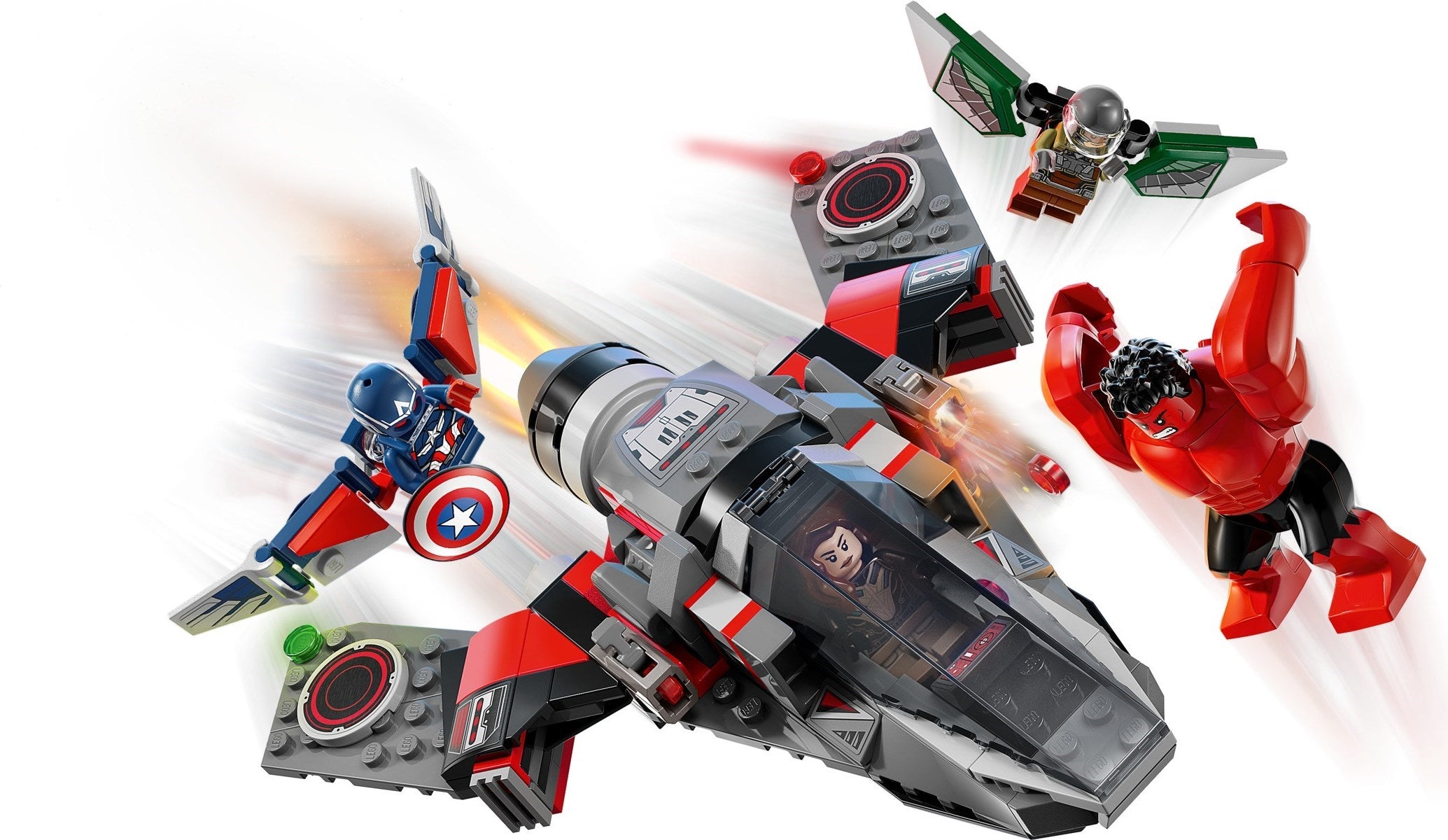 76292 Marvel Captain America vs. Red Hulk Battle