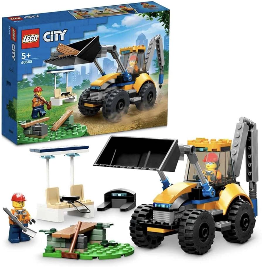 D10-60385 Damaged Lego City Construction Digger