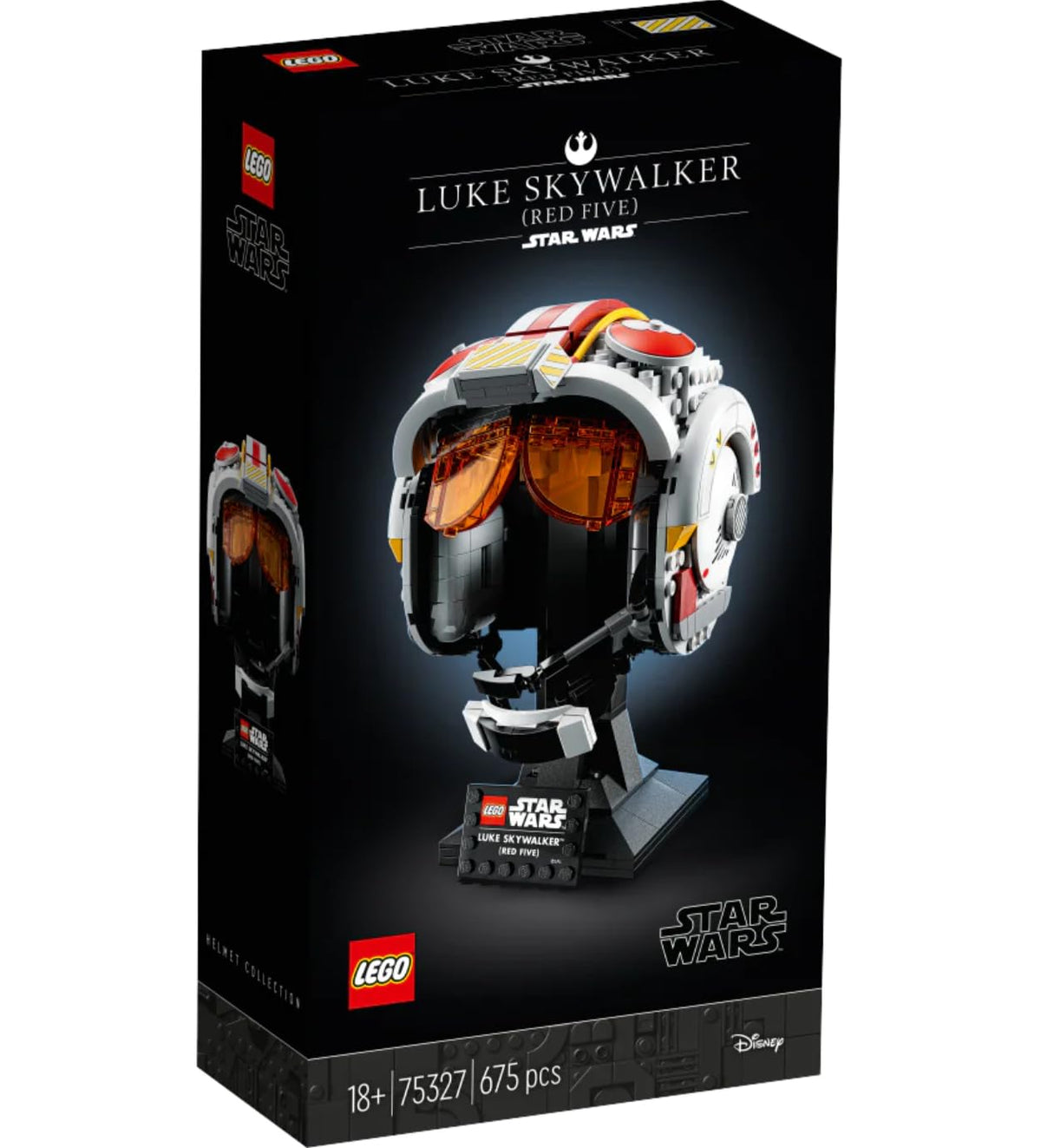 D10-75327 Damaged Lego Luke Skywalker Helmet